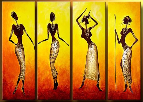 tablouri africane - atitudine I  tablouri africane - atitudine I