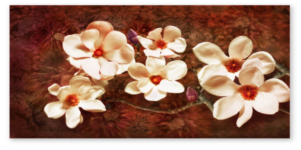 tablou cu flori - deco magnolie